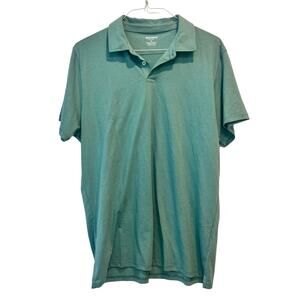 Bonobos Men’s Green/Blue Polo Prima Cotton Shirt Slim Fit Size XL